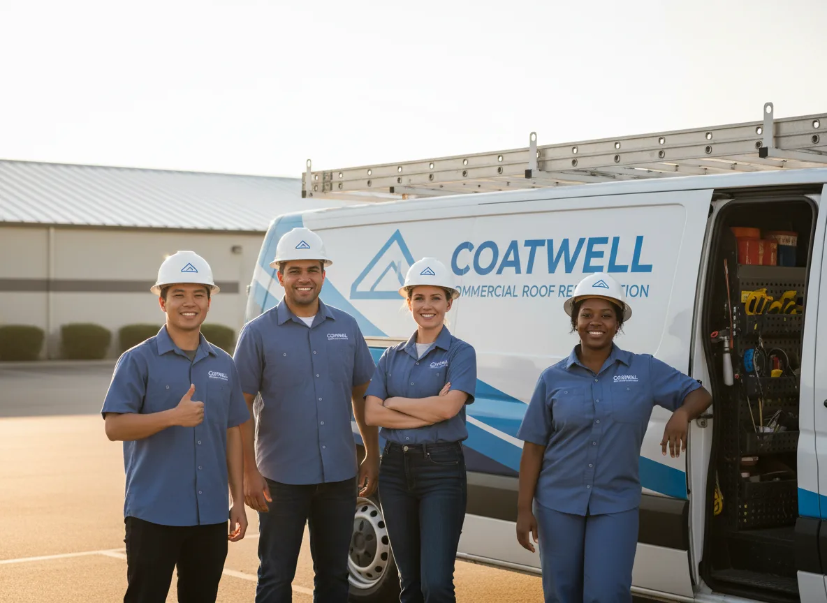 Commercial roof coating company in Morley, MI